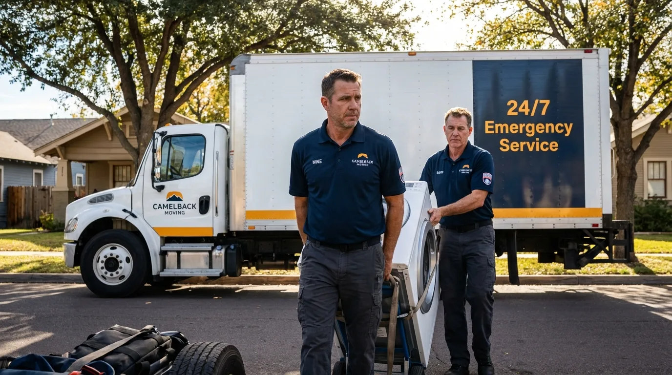 CamelBack Moving crew loading furniture in Owens Cross Roads, AL