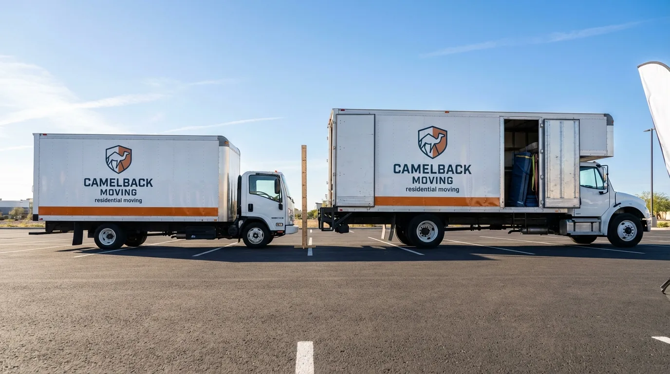 Moving truck size capacity guide in Owens Cross Roads